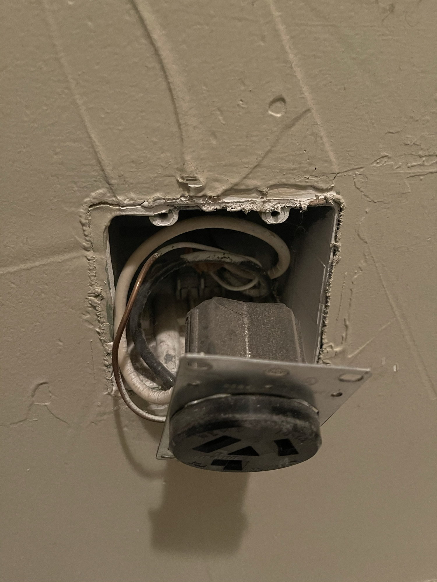 Existing dryer wiring possibly not up to code - DoItYourself.com