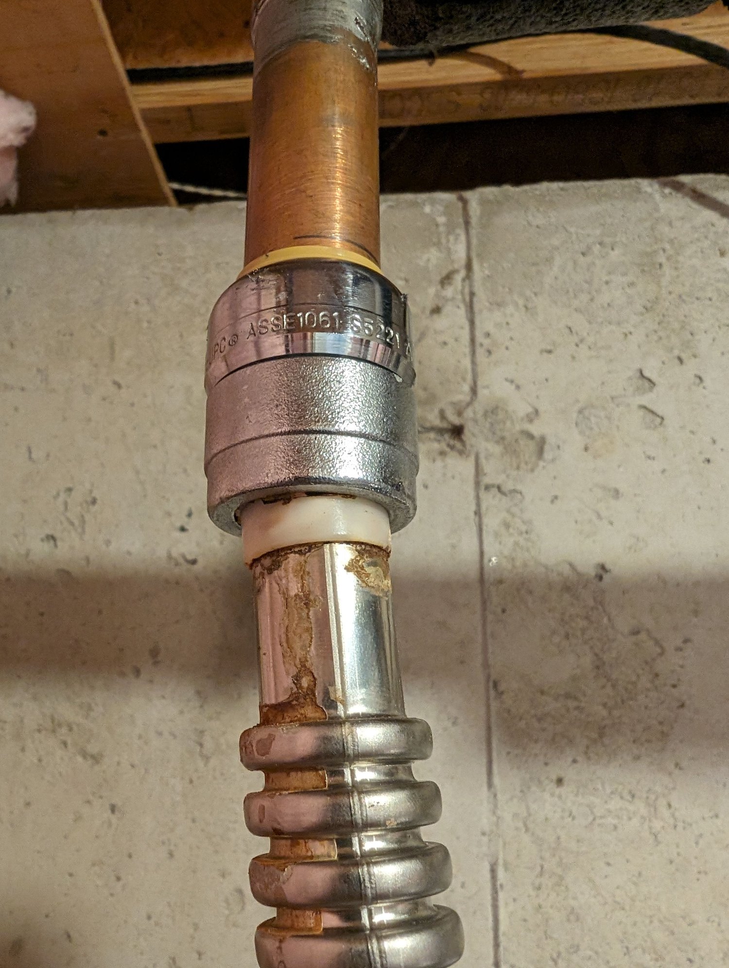 Sharkbite water heater connections failing on hot side DoItYourself