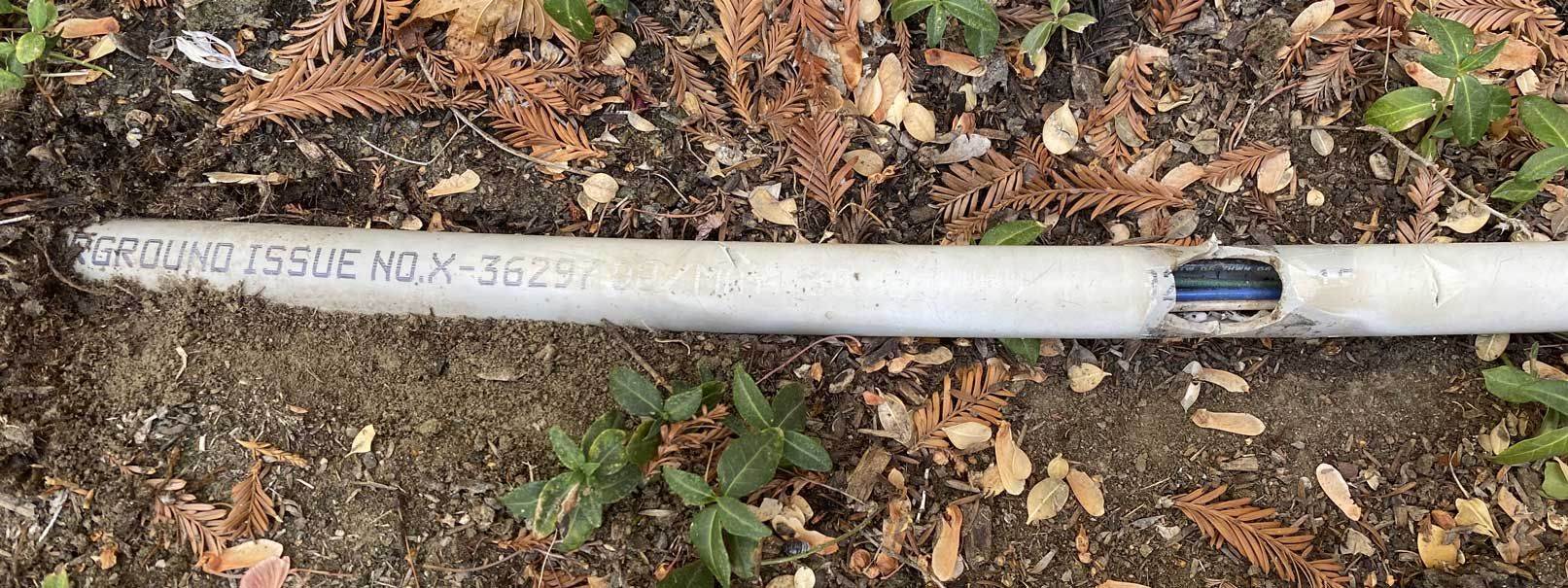 Repair buried electrical conduit Community Forums