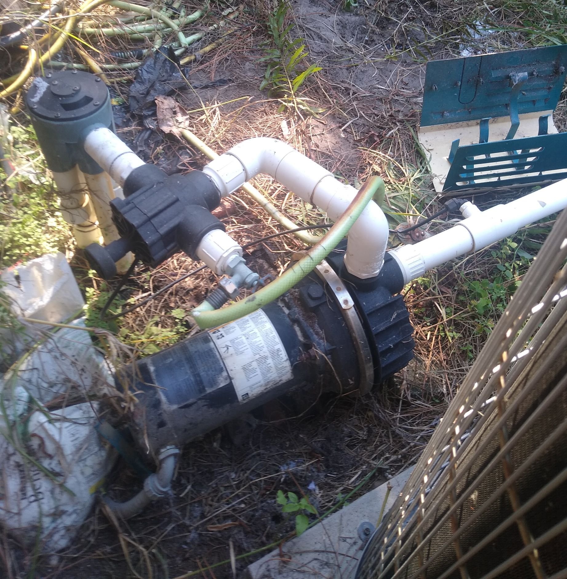 Please help me understand my irrigation pump & leak