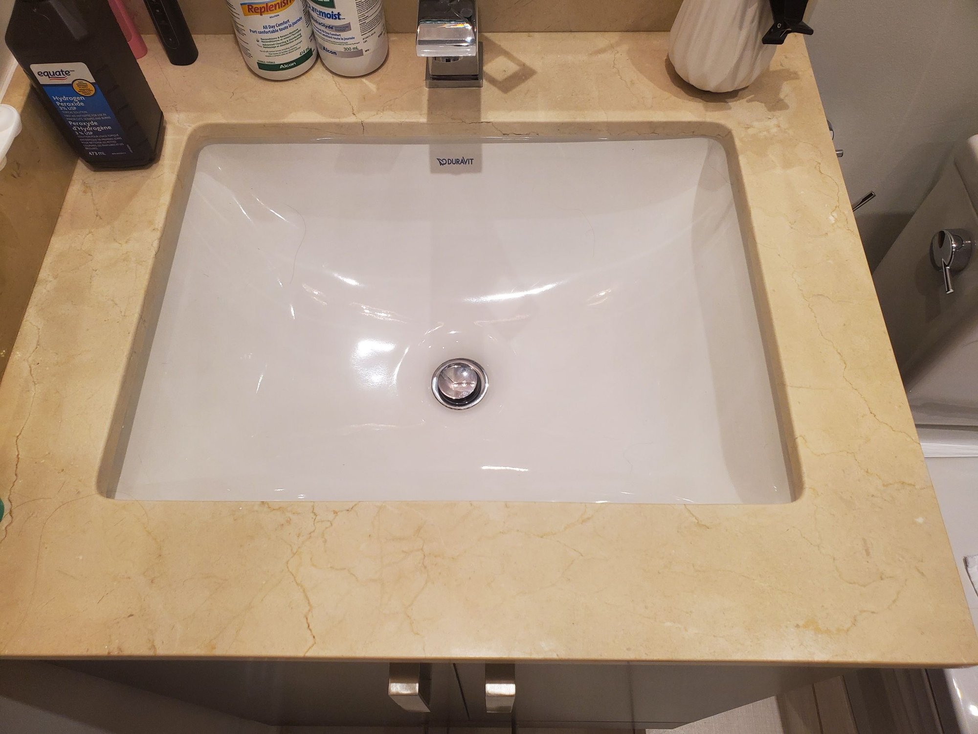 Changing counter top with undermount sink Community