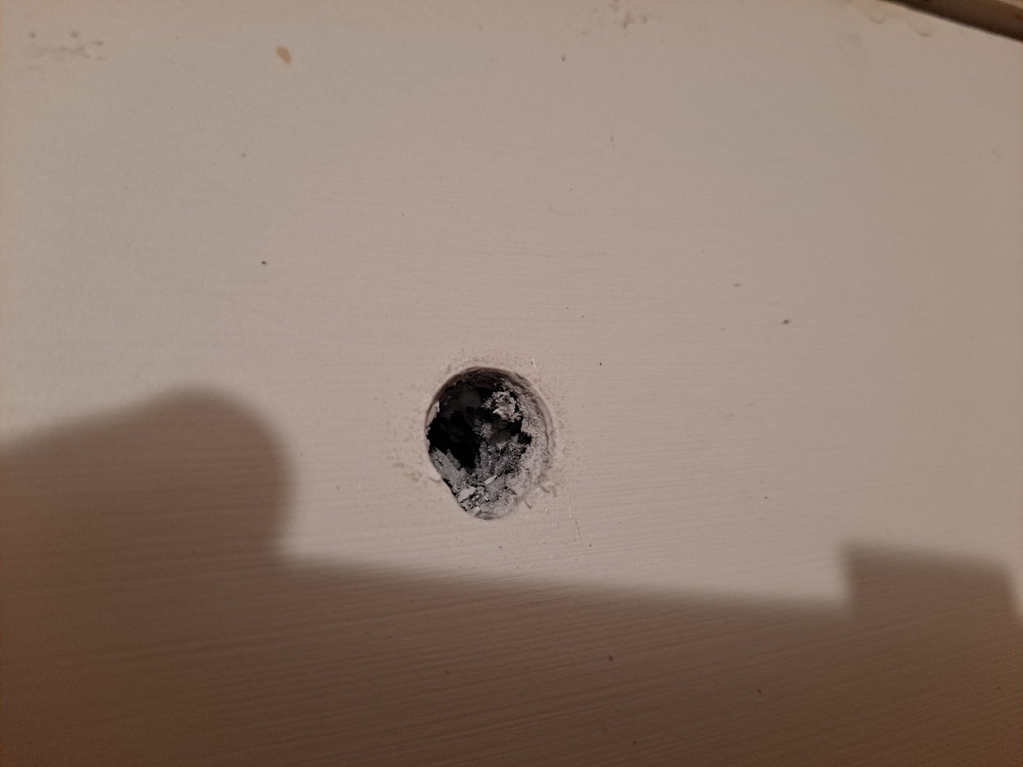 installing a door peep hole