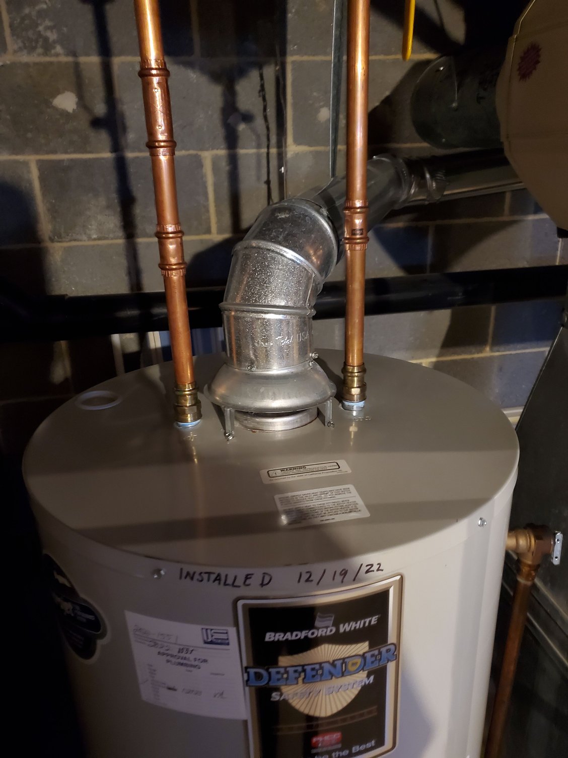 Water heater vent fumes Community Forums