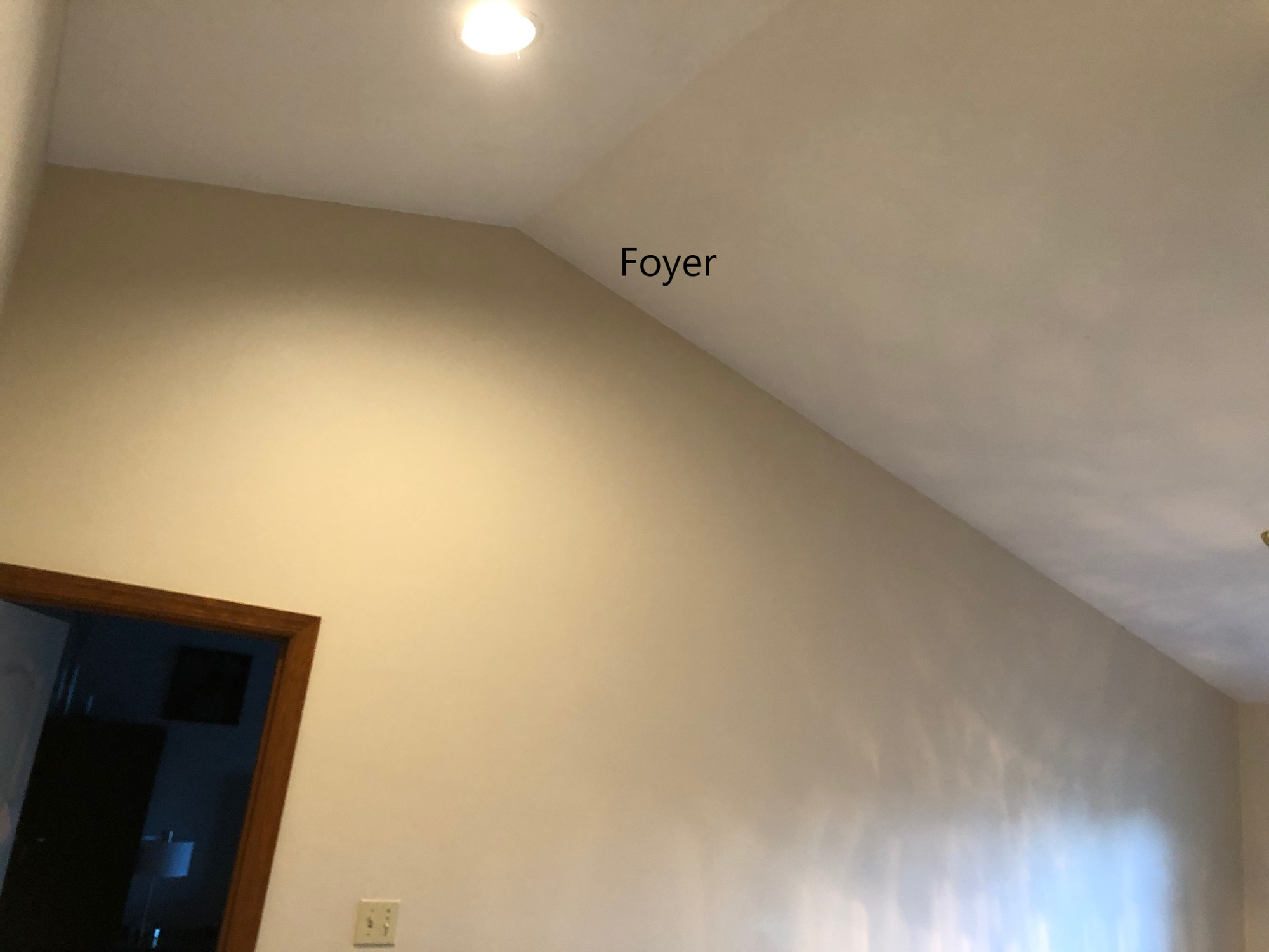 How to remove excess paint from knockdown textured drywall