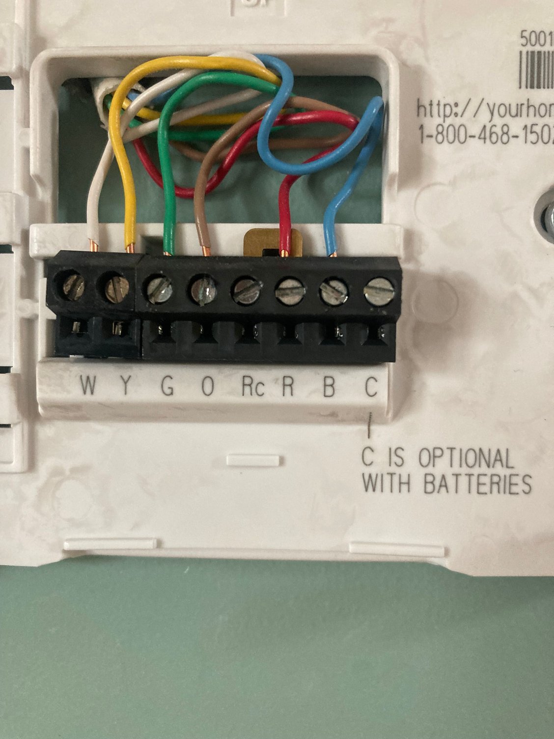 Confused by current thermostat wiring - DoItYourself.com Community Forums