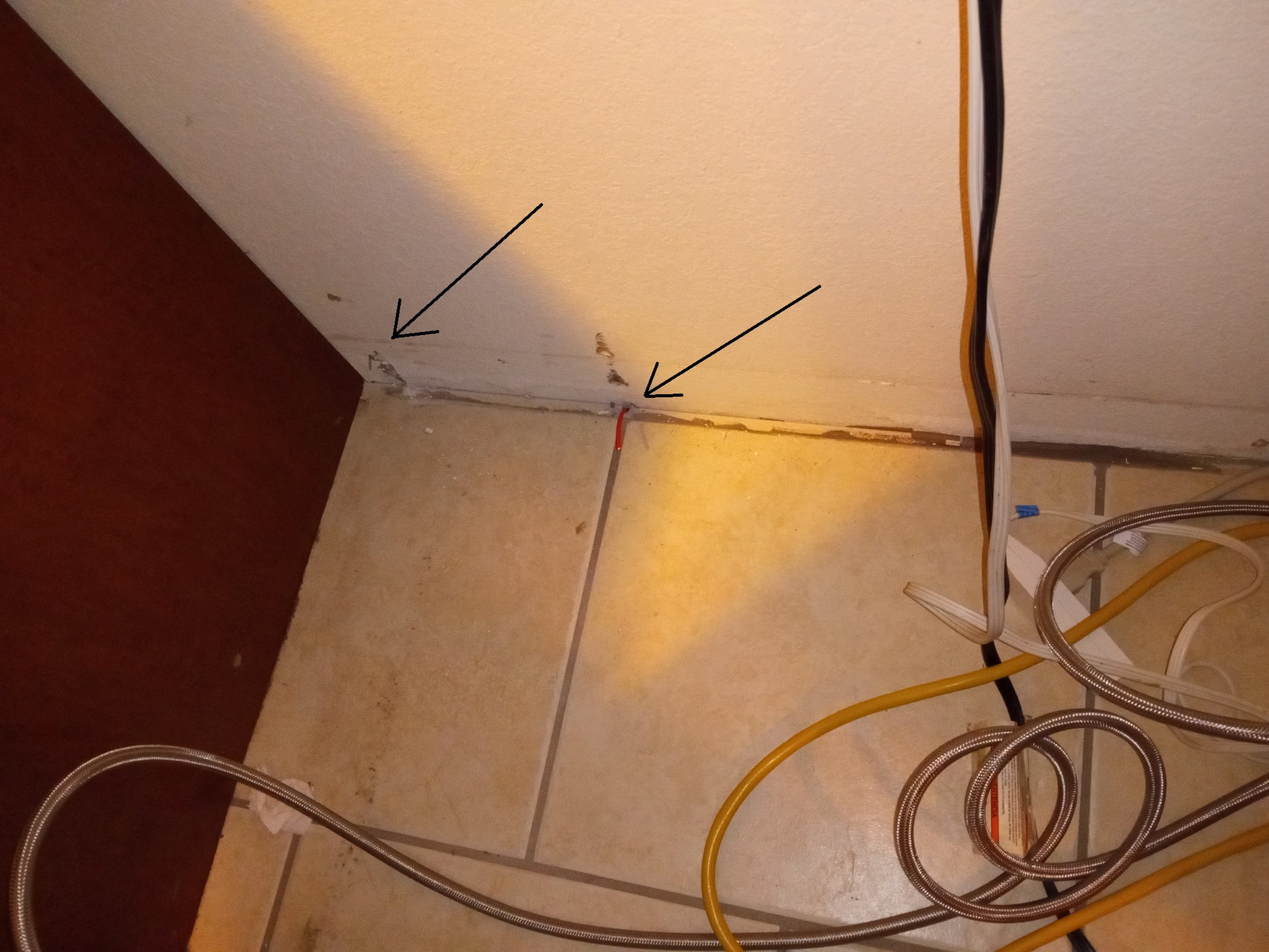 Refrigerator water line coming from basement below -   Community Forums