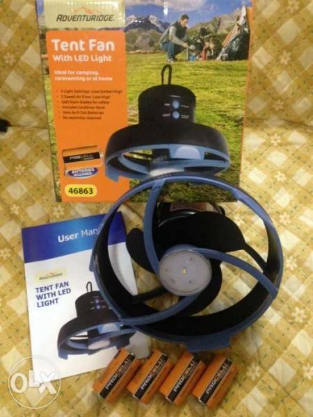 aldi lighted tent fan