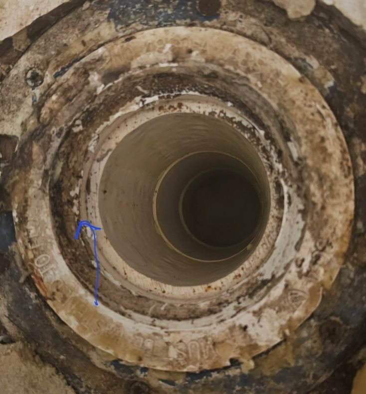 Toilet flange leaking at PVC joint Community Forums