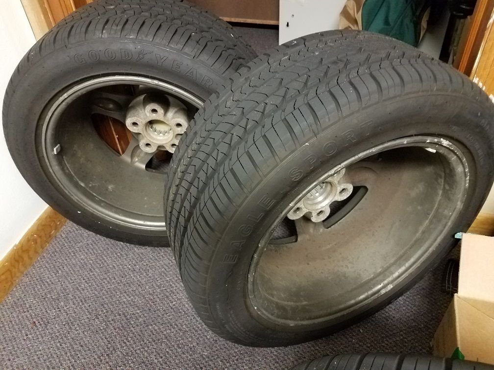 Wheels and Tires/Axles - FS: OEM R32 GTR Forged Rims & New Goodyear Eagle Tires, 16x8 +30, 225/50/16 - Used - Matawan, NJ 07747, United States