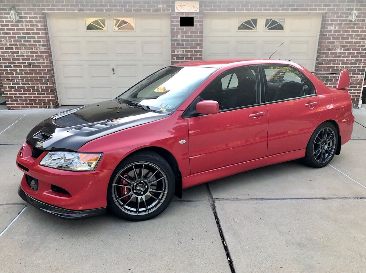 Exterior Body Parts - Mitsubishi EVO 8 VIS Carbon Fiber Hood - Used - 2003 to 2005 Mitsubishi Lancer Evolution - Pittsburgh, PA 15136, United States