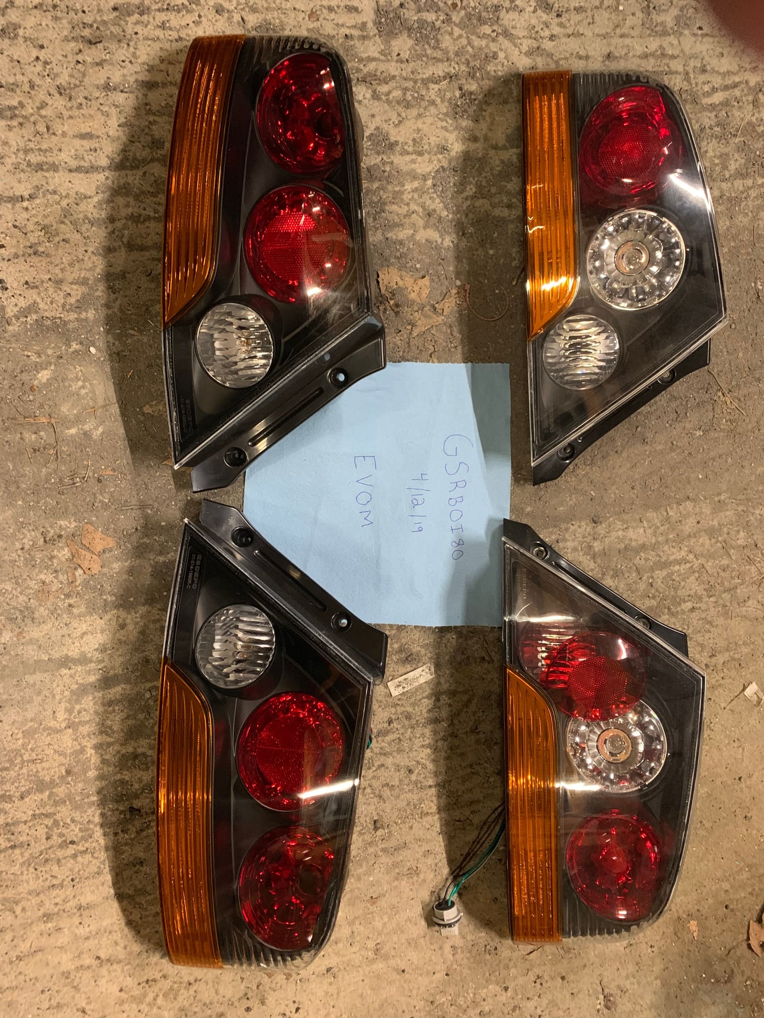 Lights - FS: DEPO Rear Taillights (2 sets) - Used - 2002 to 2006 Mitsubishi Lancer Evolution - East Stroudsburg, PA 18302, United States