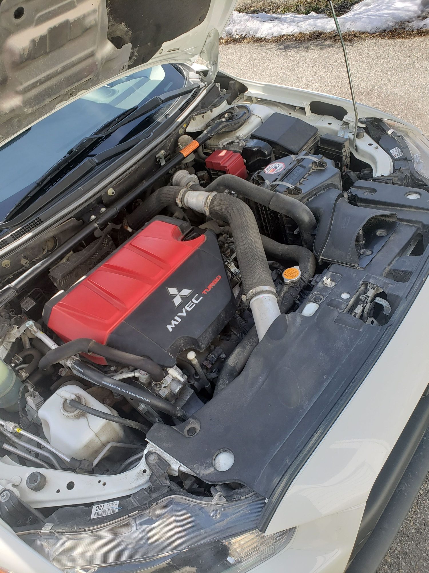 2012 Mitsubishi Lancer Evolution - Mitsubishi Lancer Evolution Evo X w GSR Handling.   Rare, stock, clean, low miles - Used - VIN JA32W8FV5CU601893 - 38,000 Miles - 4 cyl - AWD - Manual - Sedan - White - Kelowna, BC V1Z, Canada