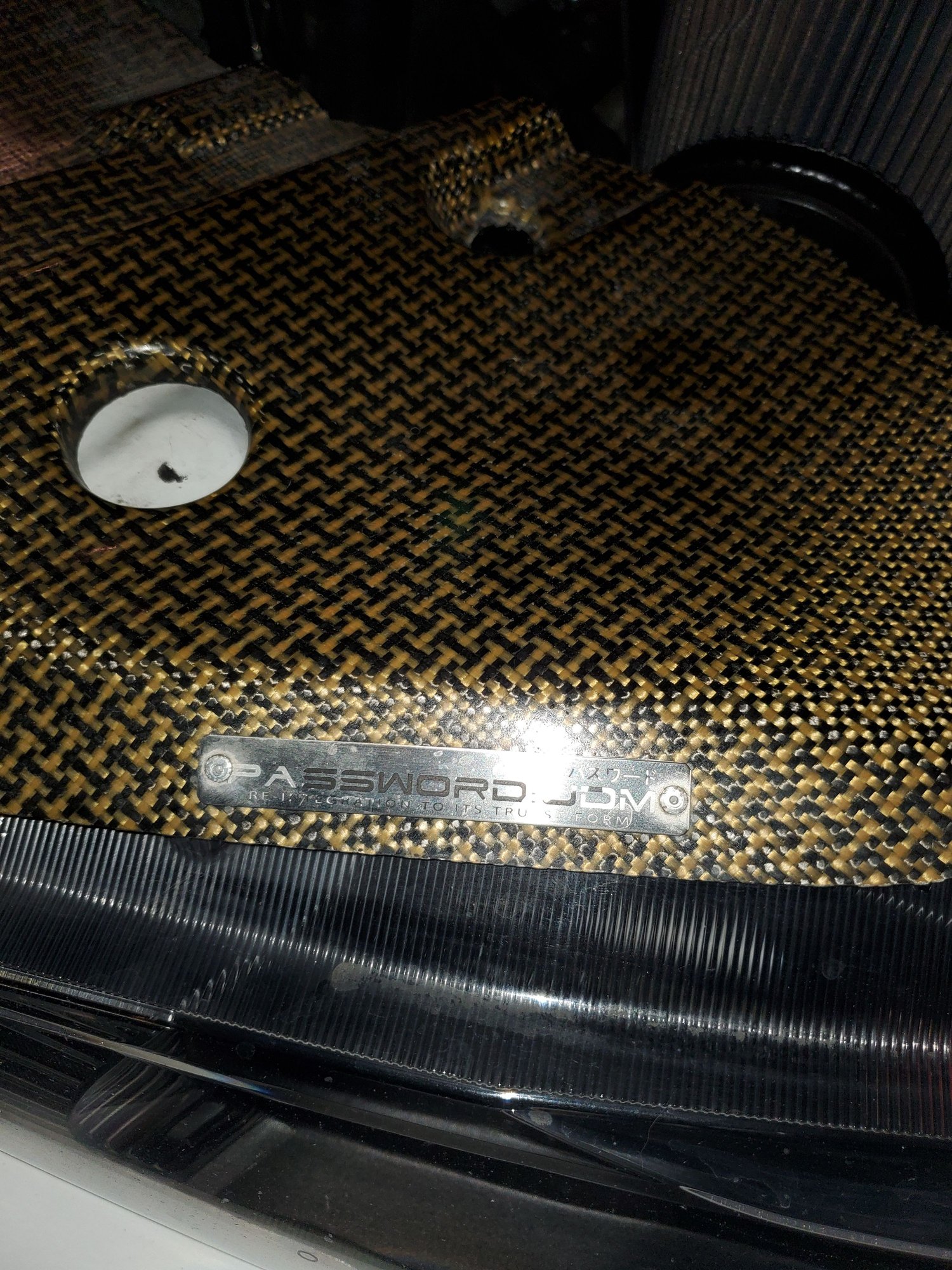 Accessories - Password JDM Kevlar cooling plate - Used - 2008 to 2015 Mitsubishi Lancer Evolution - Jacksonville, FL 32222, United States