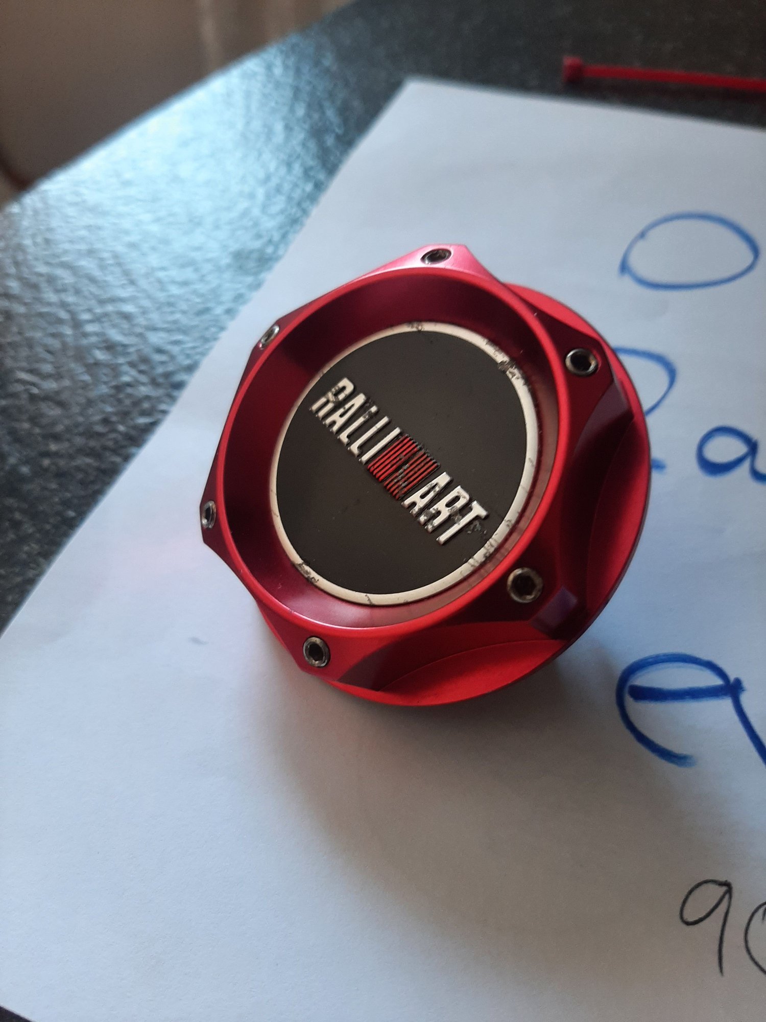 Miscellaneous - Ralliart oil cap - Used - 2003 to 2006 Mitsubishi Lancer Evolution - Winnipeg, MB R3R3G3, Canada
