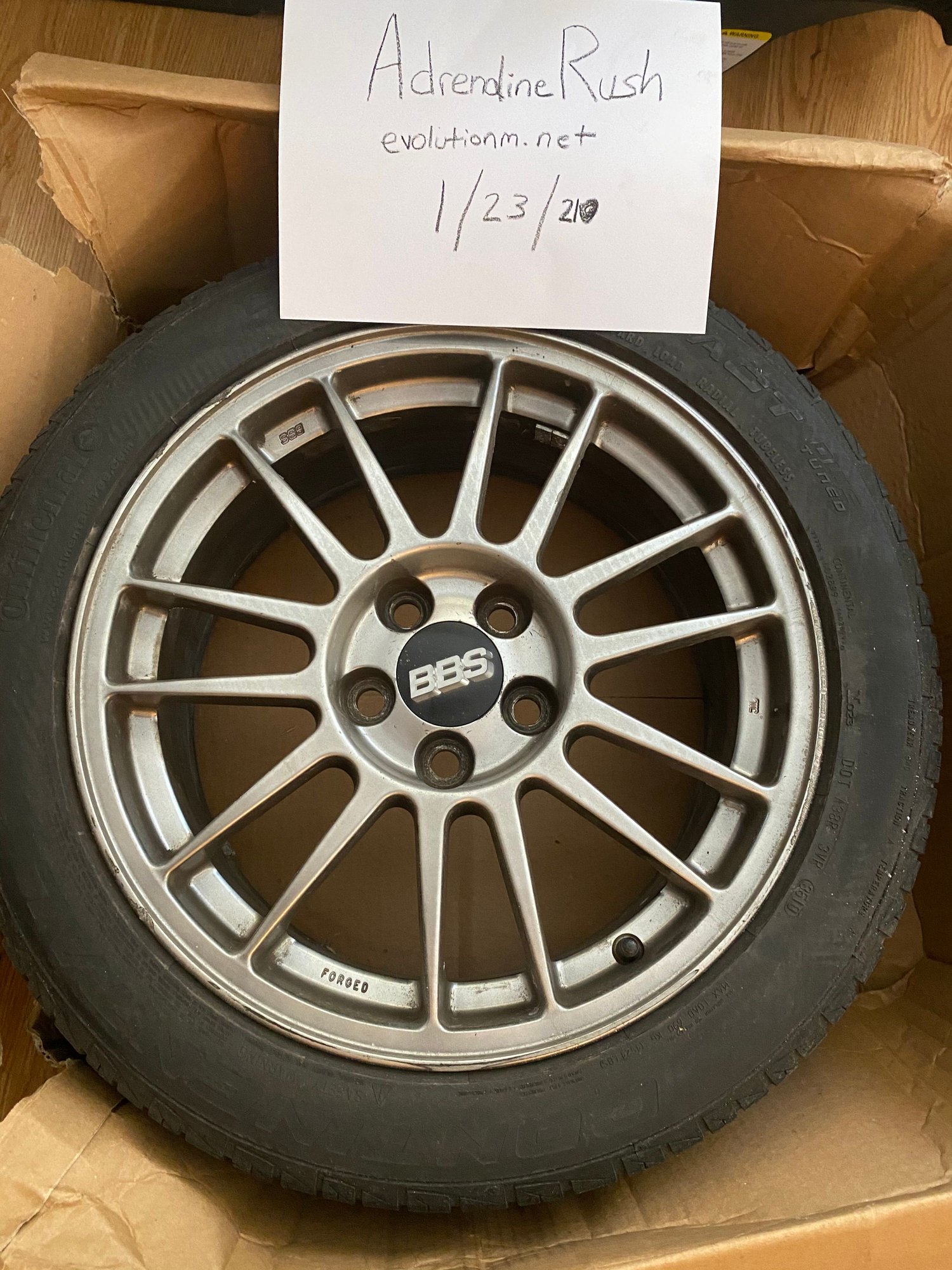 2003 Mitsubishi Lancer Evolution - Evo IX BBS (one wheel chipped) - Wheels and Tires/Axles - $750 - St Louis, MO 63044, United States