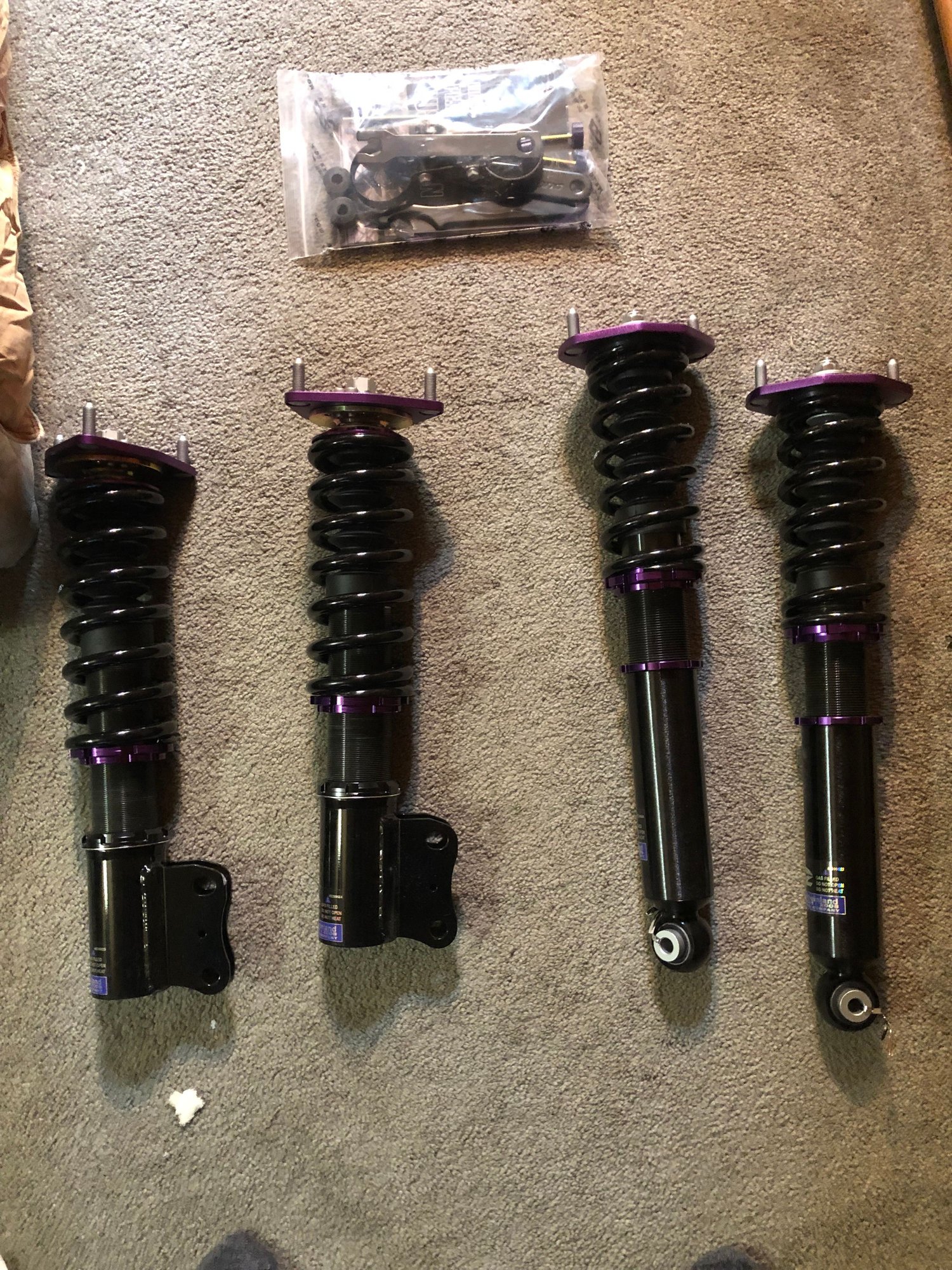 Steering/Suspension - D2 coil overs new - New - 2008 to 2015 Mitsubishi Lancer Evolution - Middletown, NY 10940, United States