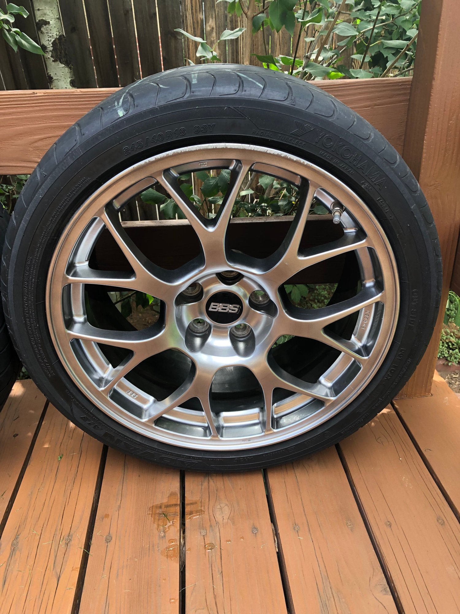 4 Mitsubishi OEM Evo X MR BBS Wheel (4250A734) only 9000 miles+bonus 4