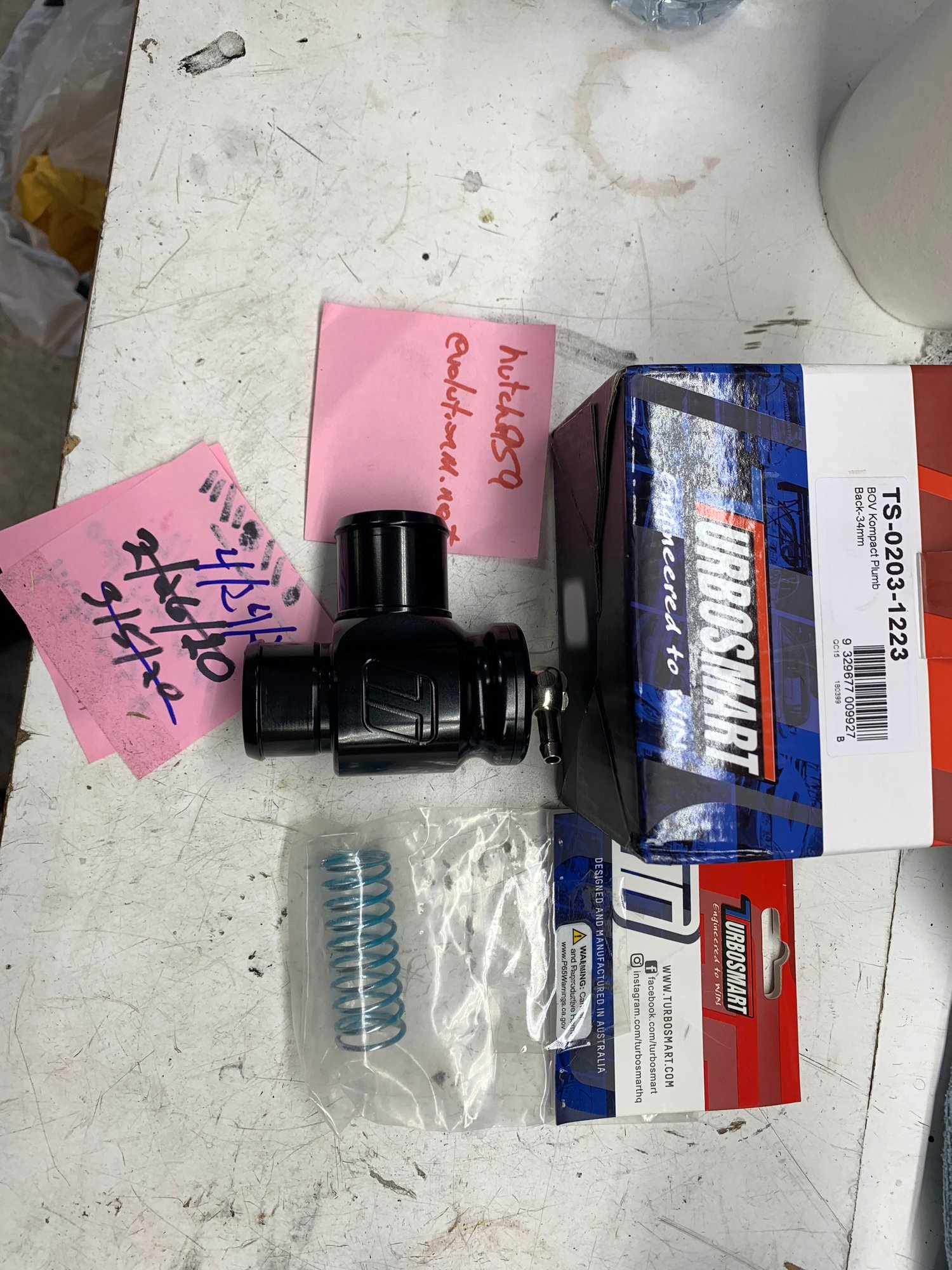 Engine - Power Adders - Turbo Smart BOV Kompact - Used - 2003 to 2006 Mitsubishi Lancer Evolution - Signal Mountain, TN 37377, United States