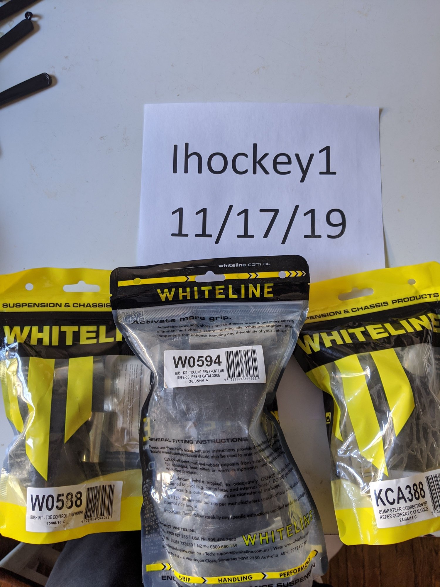 Steering/Suspension - Evo 8/9 Whiteline Rear Bushings - New - Columbus, OH 43212, United States