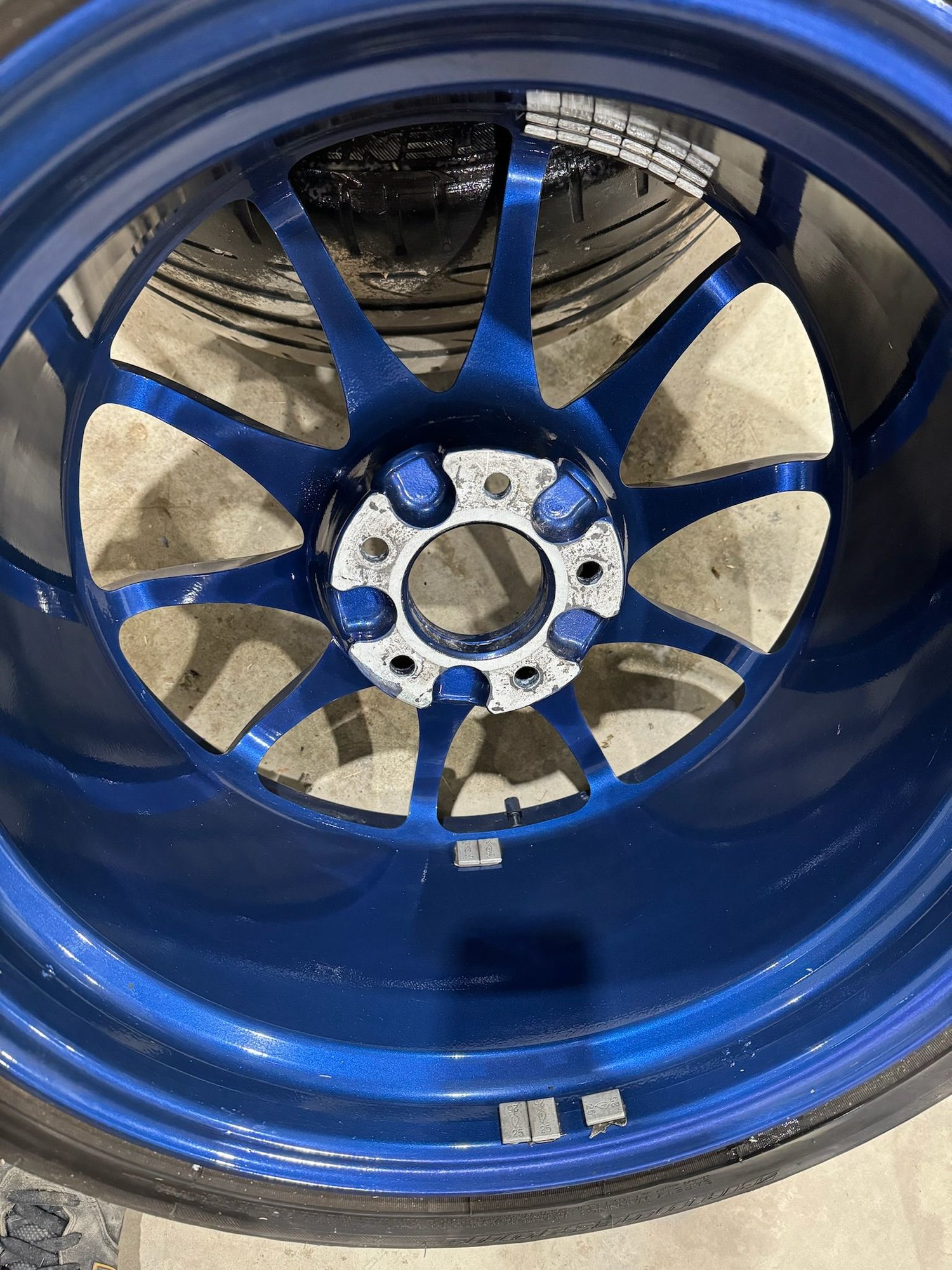 Wheels and Tires/Axles - VOLK ce28n hyper blue! - Used - All Years Mitsubishi Lancer Evolution - Boise, ID 83702, United States