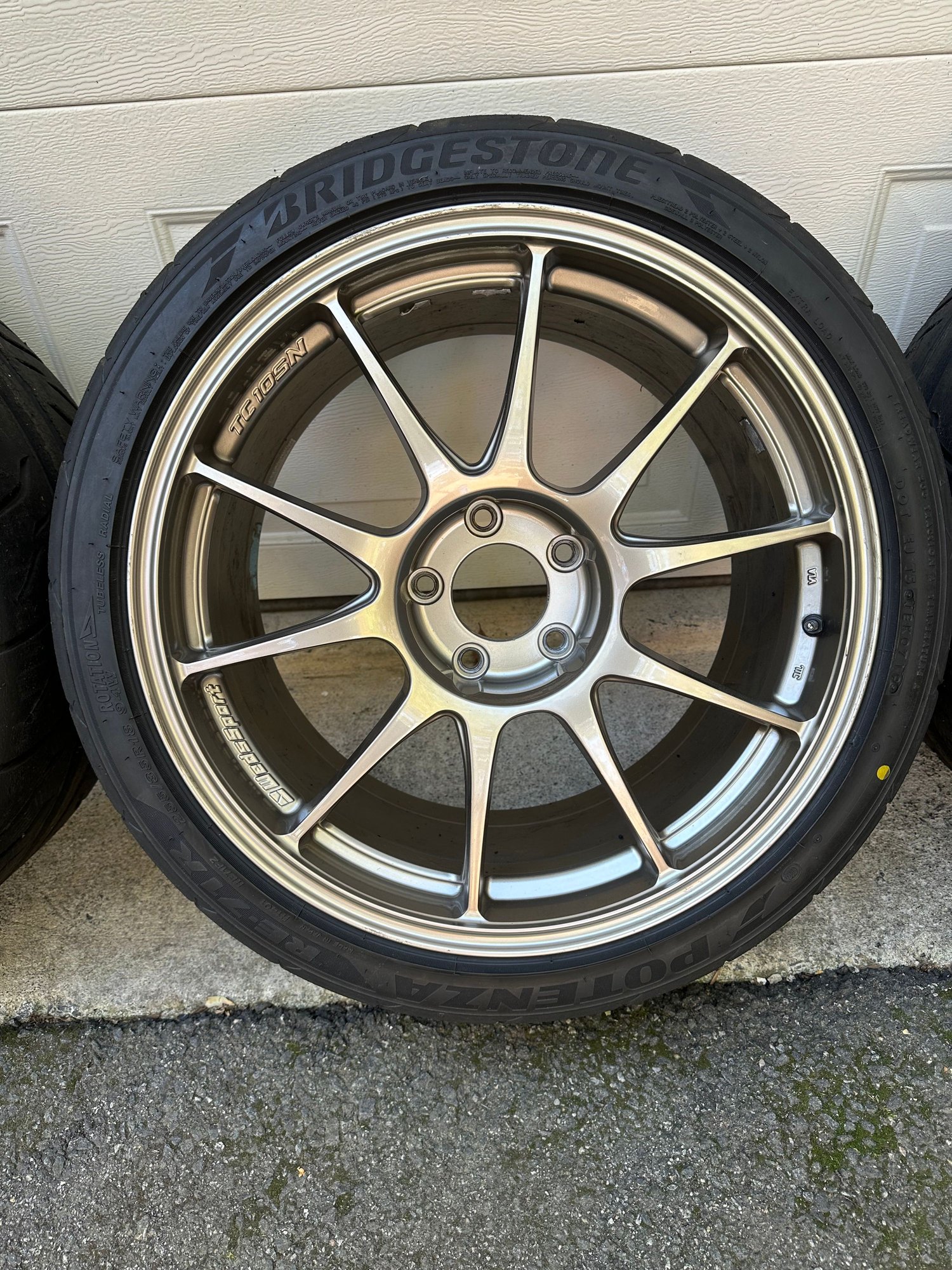 Wheels and Tires/Axles - Weds sport 18x9.5 TC105Ns with BFG RE71Rs - Used - 2003 to 2015 Mitsubishi Lancer Evolution - Great Falls, VA 22066, United States