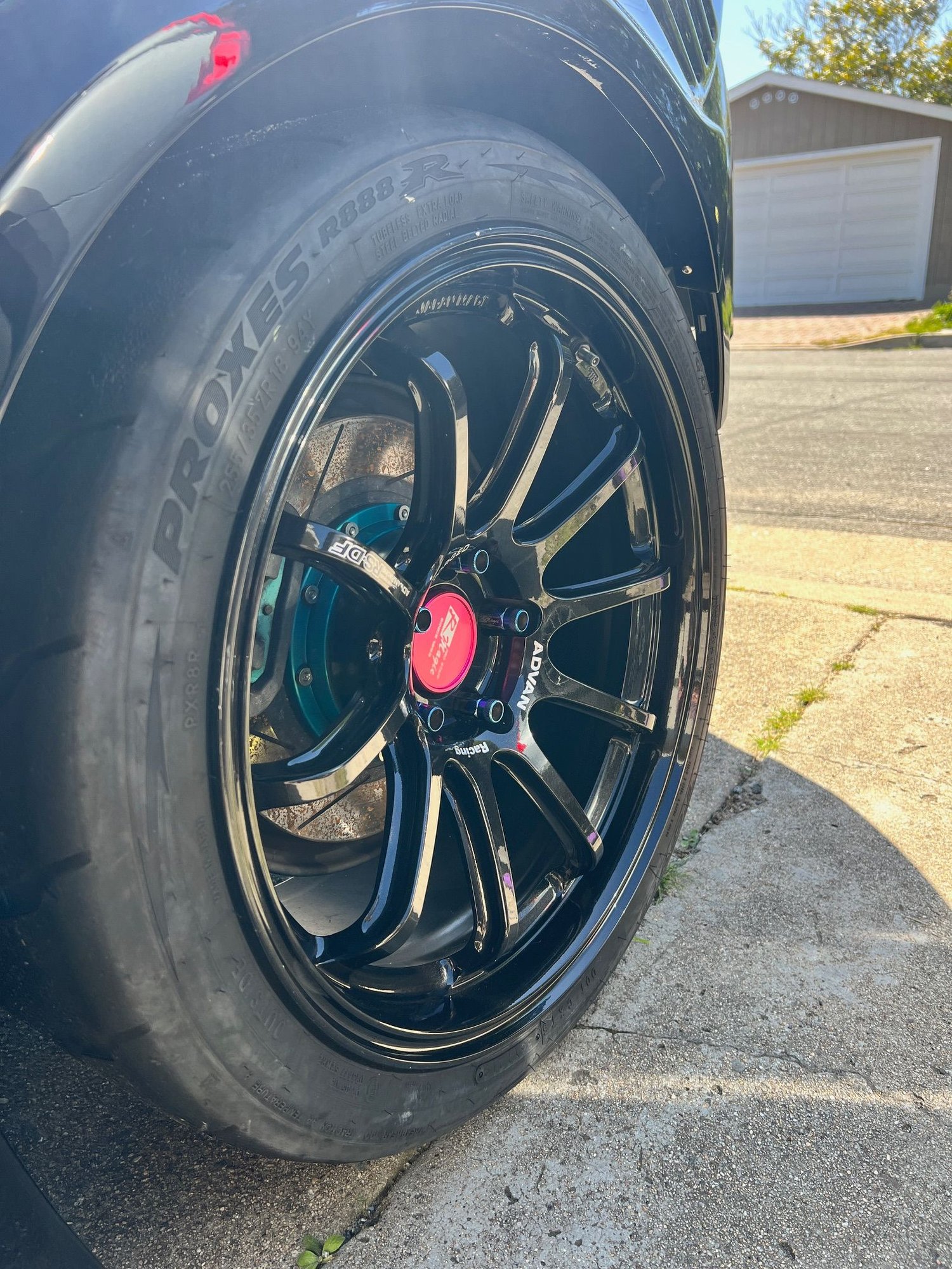 Wheels and Tires/Axles - ADVAN RS-DF 18x9.5 +22 (square) 5x114.3 with FREE SHIPPING or Local Discount - Used - Monterey, CA 93940, United States