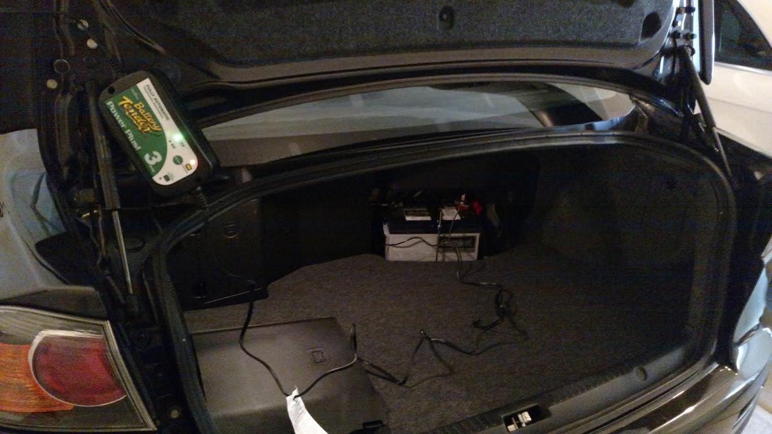 2015 Evo X Battery Tender Hookup Question EvolutionM Mitsubishi