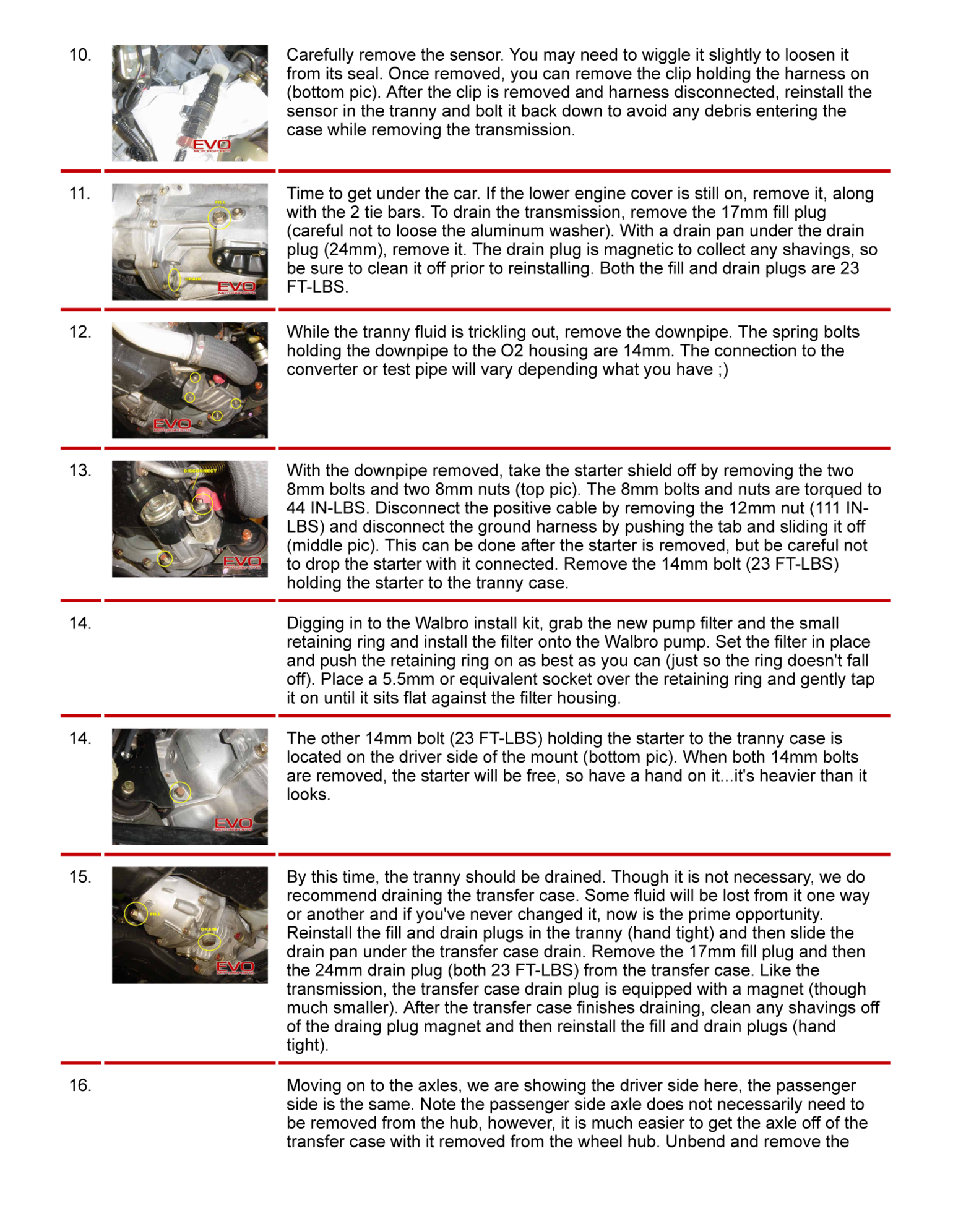 Step 10 ~ Step 16