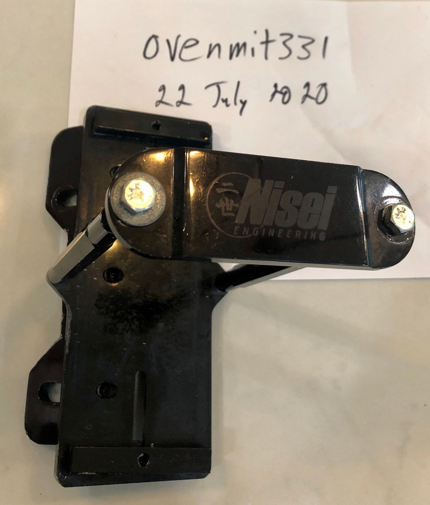 Engine - Electrical - Nisei Engineering Mini Battery Tray - Evo 8/9 - Used - 2003 to 2007 Mitsubishi Lancer Evolution - Spring Branch, TX 78070, United States