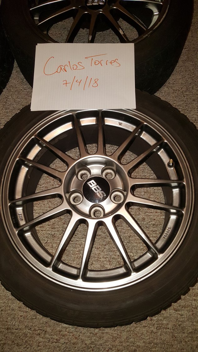 Wheels and Tires/Axles - Evo 9 SE BBS - Used - 2003 to 2006 Mitsubishi Lancer Evolution - Orlando, FL 32837, United States