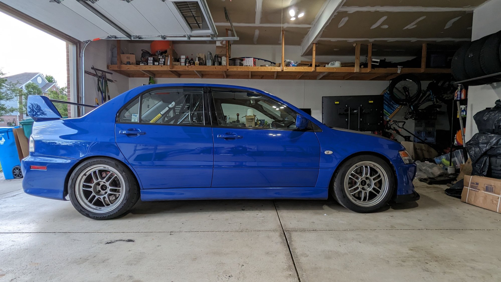 2003 Mitsubishi Lancer Evolution - 2003 Caged BBY Evo 8 - Used - VIN JA3AH86F93U124075 - 89,000 Miles - 4 cyl - AWD - Manual - Sedan - Blue - Commerce Township, MI 48382, United States