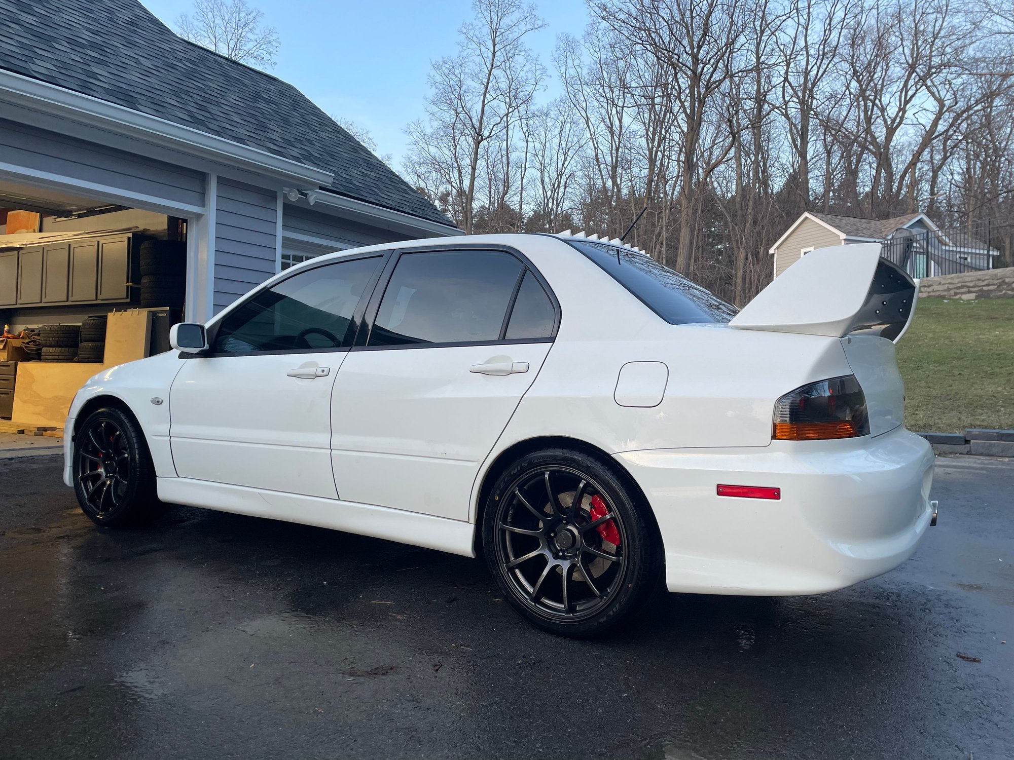 2003 Mitsubishi Lancer Evolution - FS: 2003 Mitsubishi Lancer Evolution - Used - VIN JA3AH86F030124529 - 115,000 Miles - 4 cyl - AWD - Manual - Sedan - White - Hamburg, NY 14075, United States