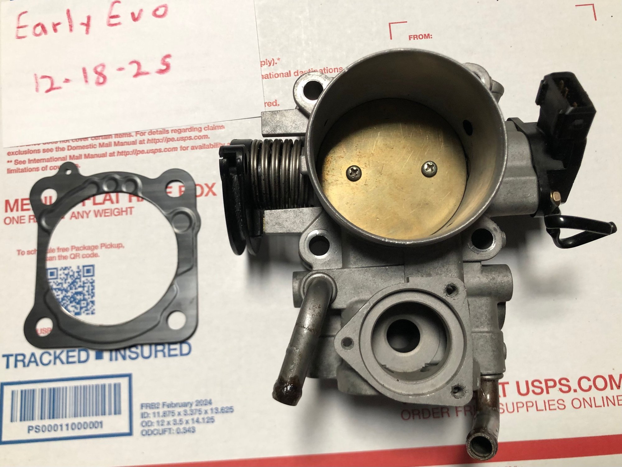 Engine - Intake/Fuel - BR 65mm stock frame Throttlebody - Used - 2003 to 2006 Mitsubishi Lancer Evolution - Henderson, NV 89052, United States