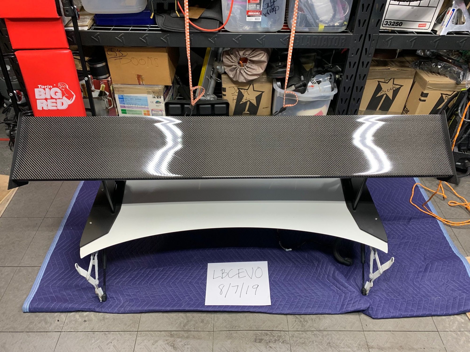 Exterior Body Parts - Aeromotions R.Static CF Wing w/Trunk Lid - Used - 2008 to 2015 Mitsubishi Lancer Evolution - Sherman Oaks, CA 91423, United States