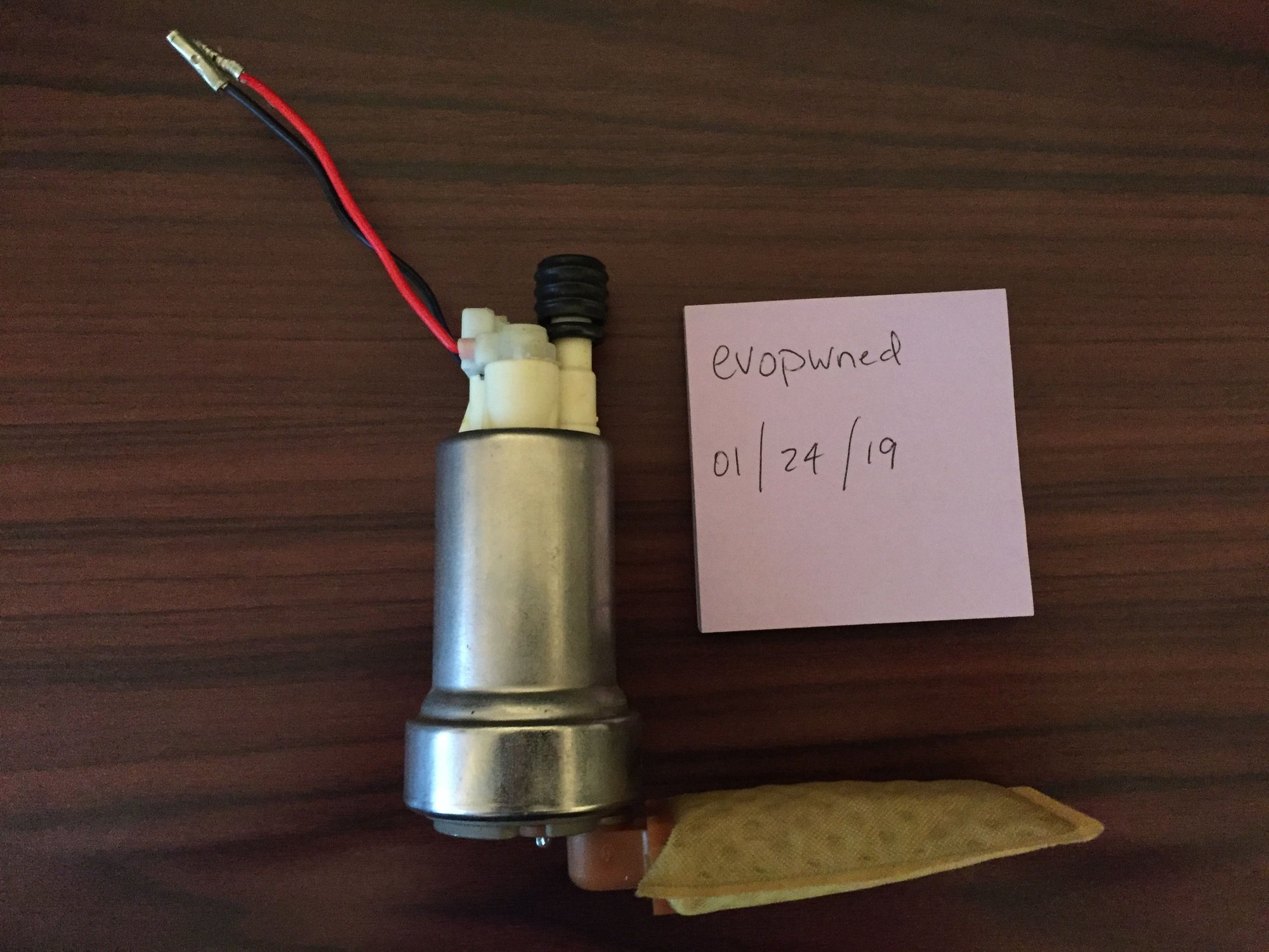 Engine - Intake/Fuel - Walbro 450lph Fuel Pump - Used - 2003 to 2006 Mitsubishi Lancer Evolution - Tallahassee, FL 32305, United States