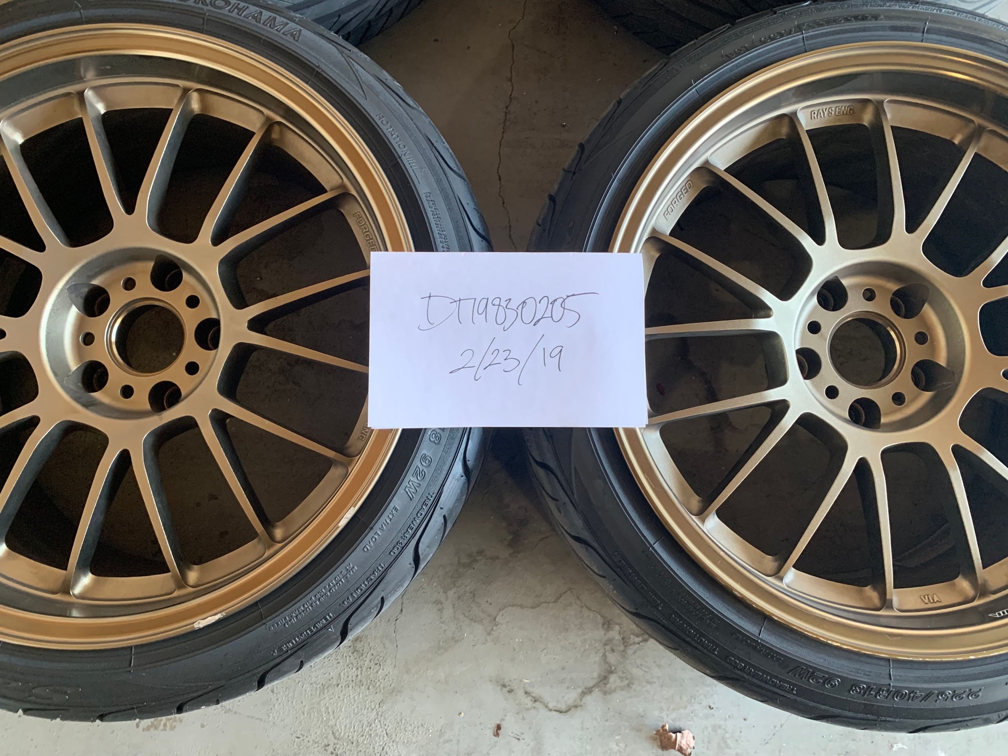 Wheels and Tires/Axles - Rare volk racing se37 bronze og bronze - Used - Perris, CA 92571, United States