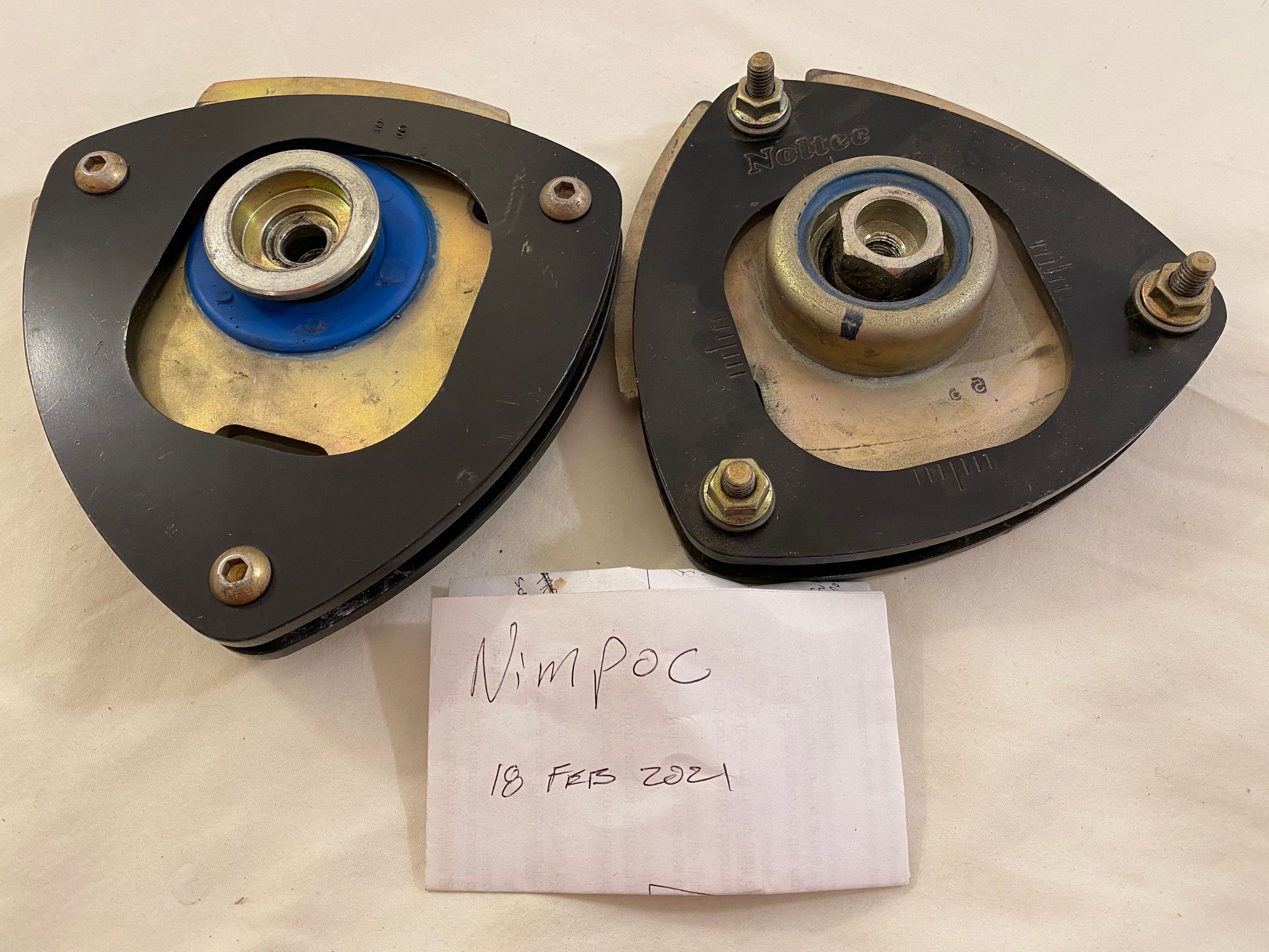 Steering/Suspension - Noltec (street + track) camber / caster plates - Used - 2003 to 2006 Mitsubishi Lancer Evolution - Victor, ID 83455, United States