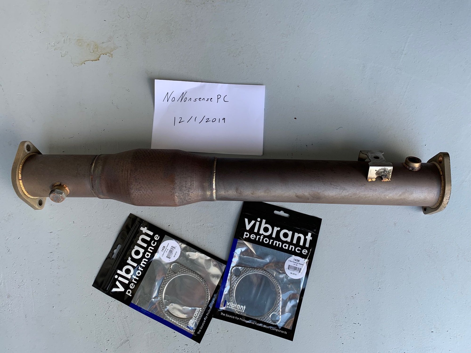 Engine - Exhaust - AMS Stainless Steel High-Flow Cat - Used - 2008 to 2015 Mitsubishi Lancer Evolution - Orlando, FL 32824, United States