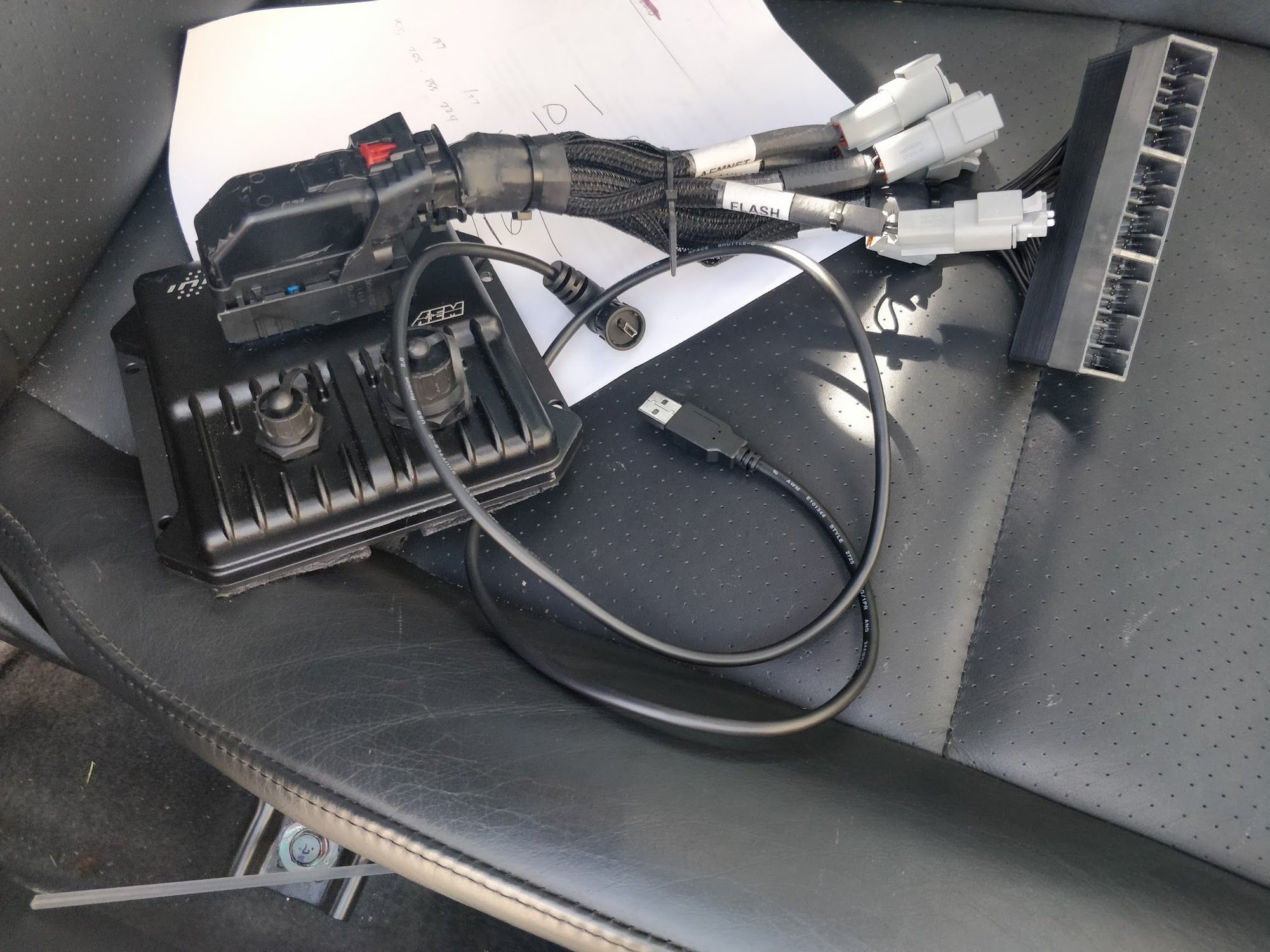Accessories - AEM Infinity 506 + Evo 9 Plug and play harness - Used - 2006 to 2007 Mitsubishi Lancer Evolution - Broward, FL 33071, United States