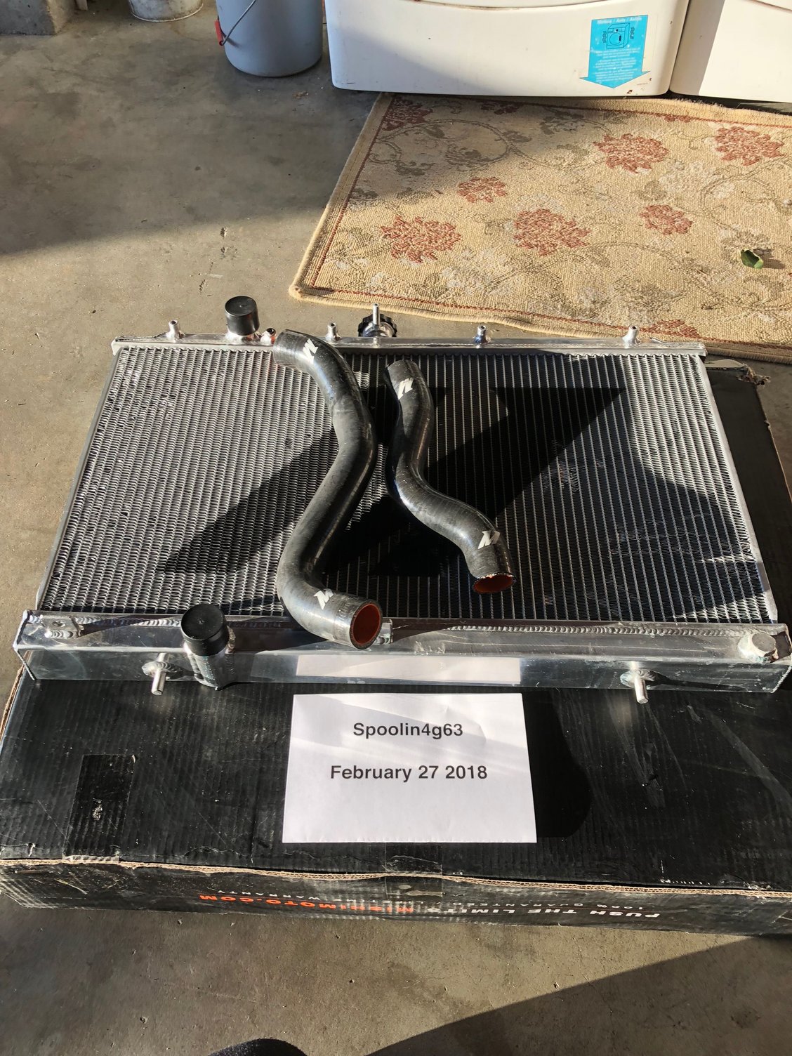 Engine - Complete - Mishimoto Radiator Evo 4-6 With Hoses - Used - 2003 to 2006 Mitsubishi Lancer Evolution - Monterey, CA 93940, United States