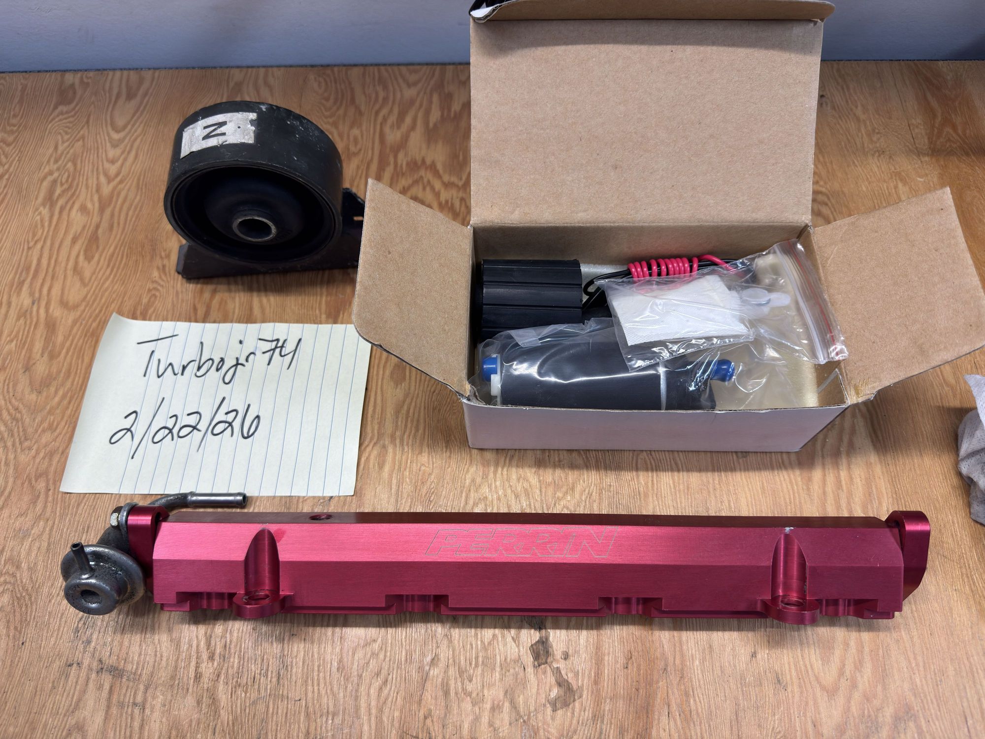 Engine - Intake/Fuel - Perrin High Volume Fuel Rail 5/8" bore with stock Evo8 FPR - Used - 0  All Models - Puyallup, WA 98375, United States