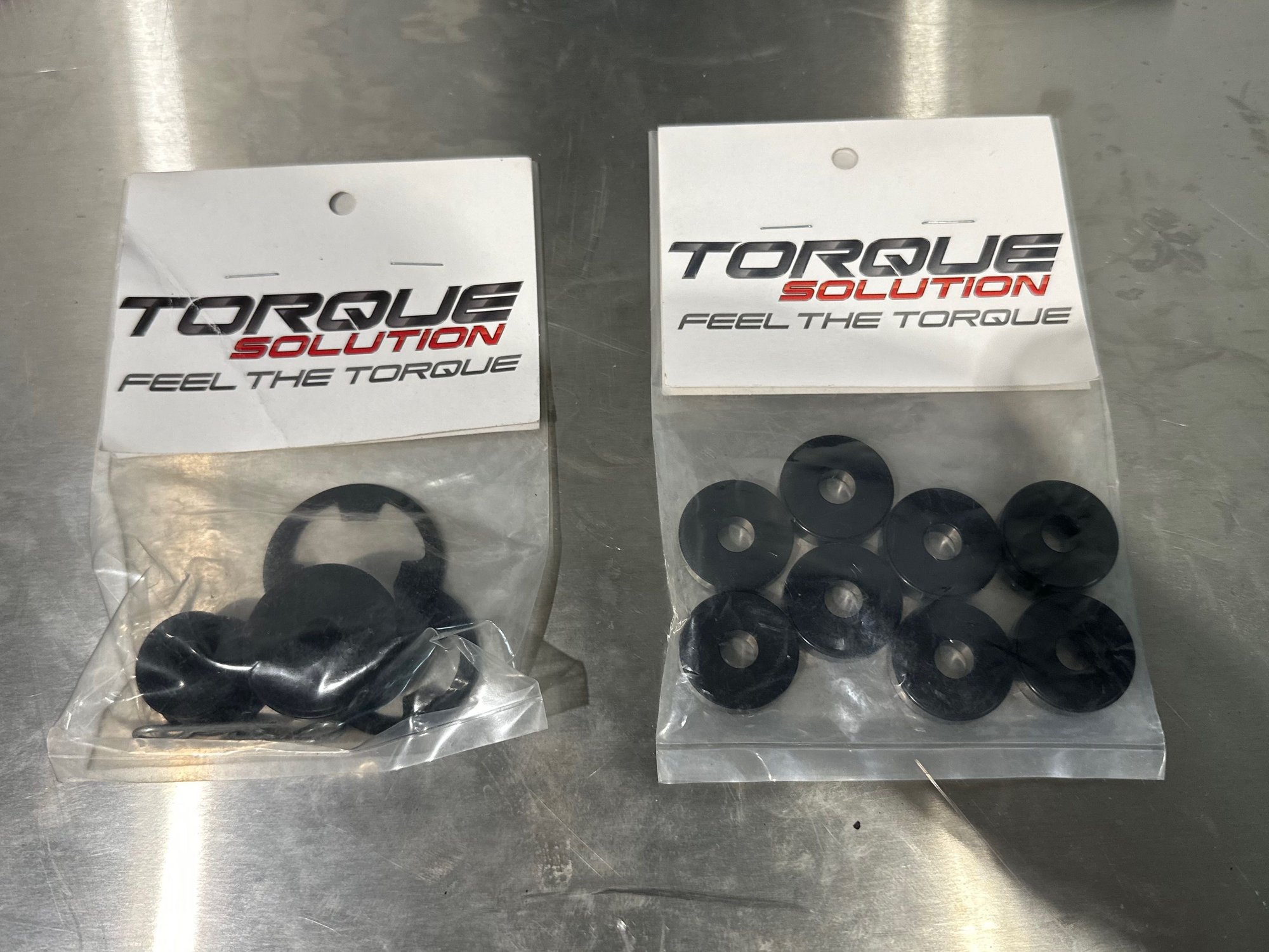 The bushings on the right are the base bushings I installed.