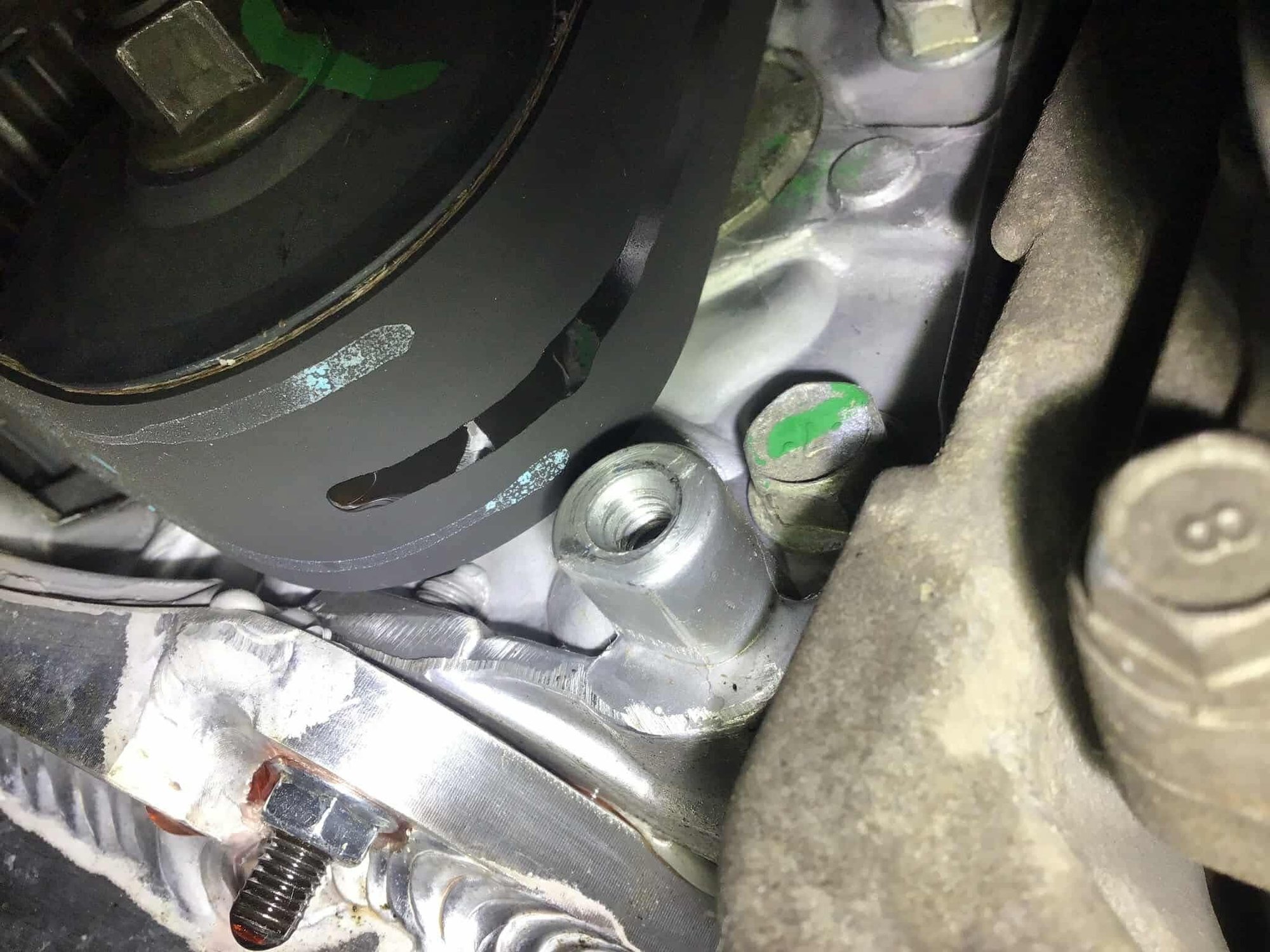 Water pump leaking on brand new engine lol