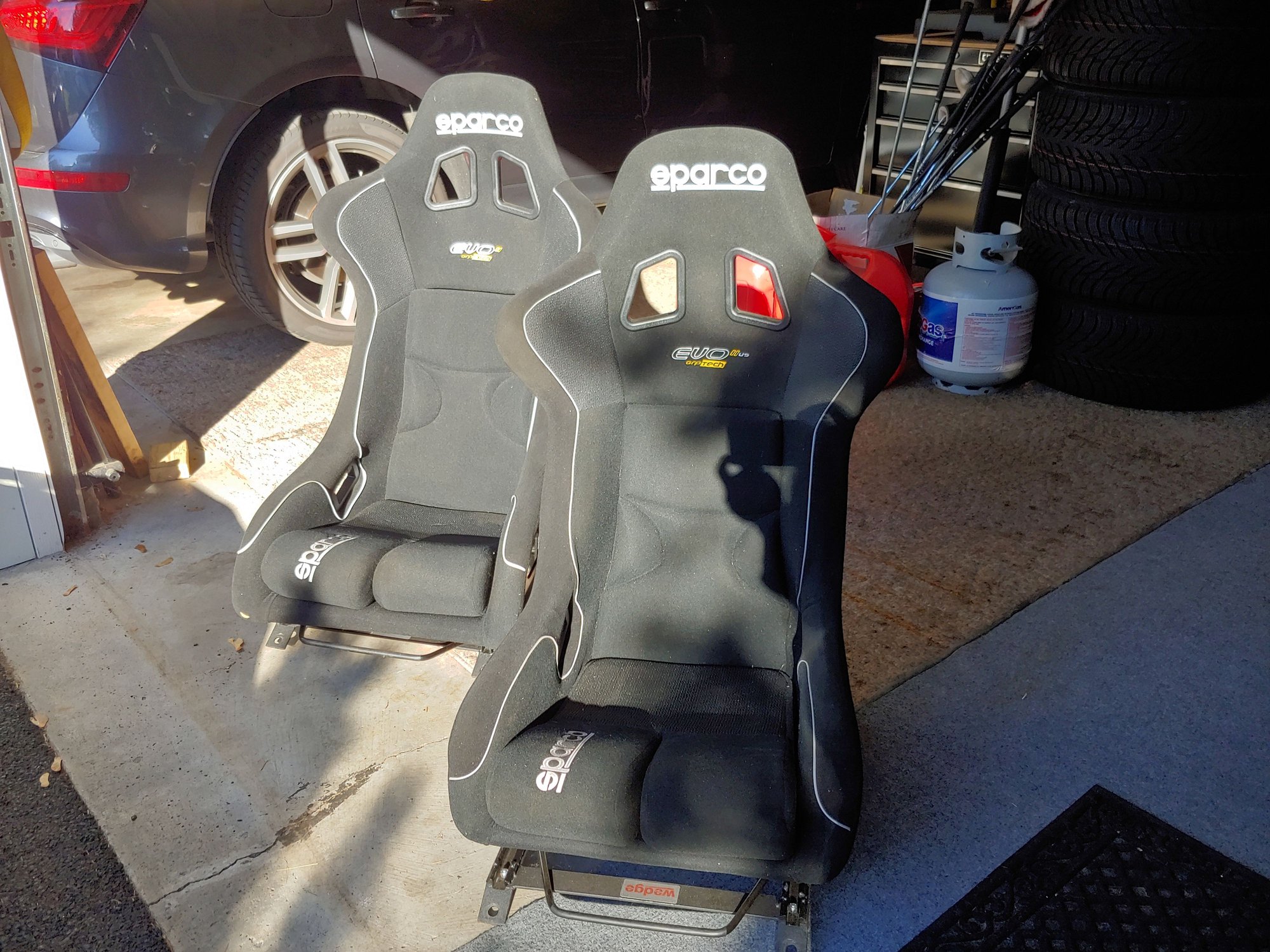 Interior/Upholstery - 2 Sparco Evo II US race seats - Used - 2003 to 2006 Mitsubishi Lancer Evolution - Rochester, NY 14610, United States