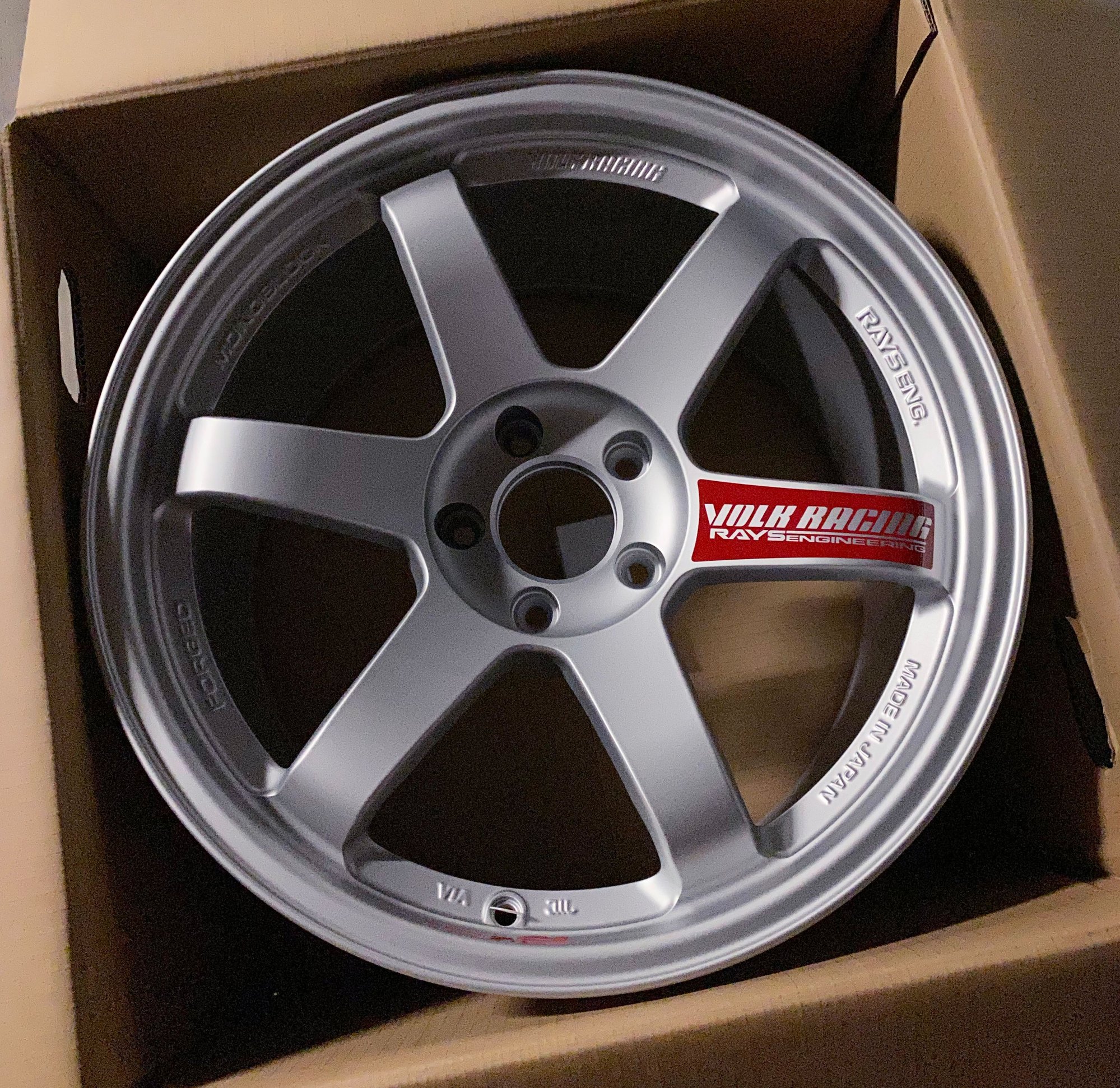 Wheels and Tires/Axles - Volk TE37 SL - Limited Edition - Titanium Silver - 18x10 +30 - New - 0  All Models - Los Angeles, CA 90034, United States