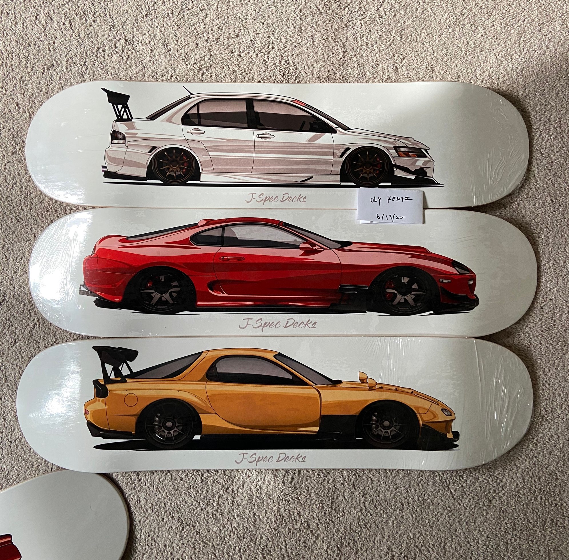 FS Evo and Other JDM Skateboard Decks EvolutionM Mitsubishi Lancer and Lancer Evolution
