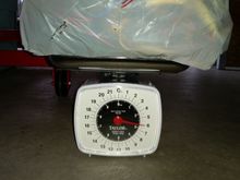 A little over 6lbs