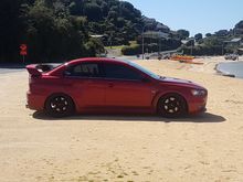 Evo X at the iconic Kaiteriteri Beach, Motueka, NZ