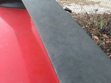 Wing has typical clear coat issue.