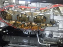 Oil pump was removed and replaced.